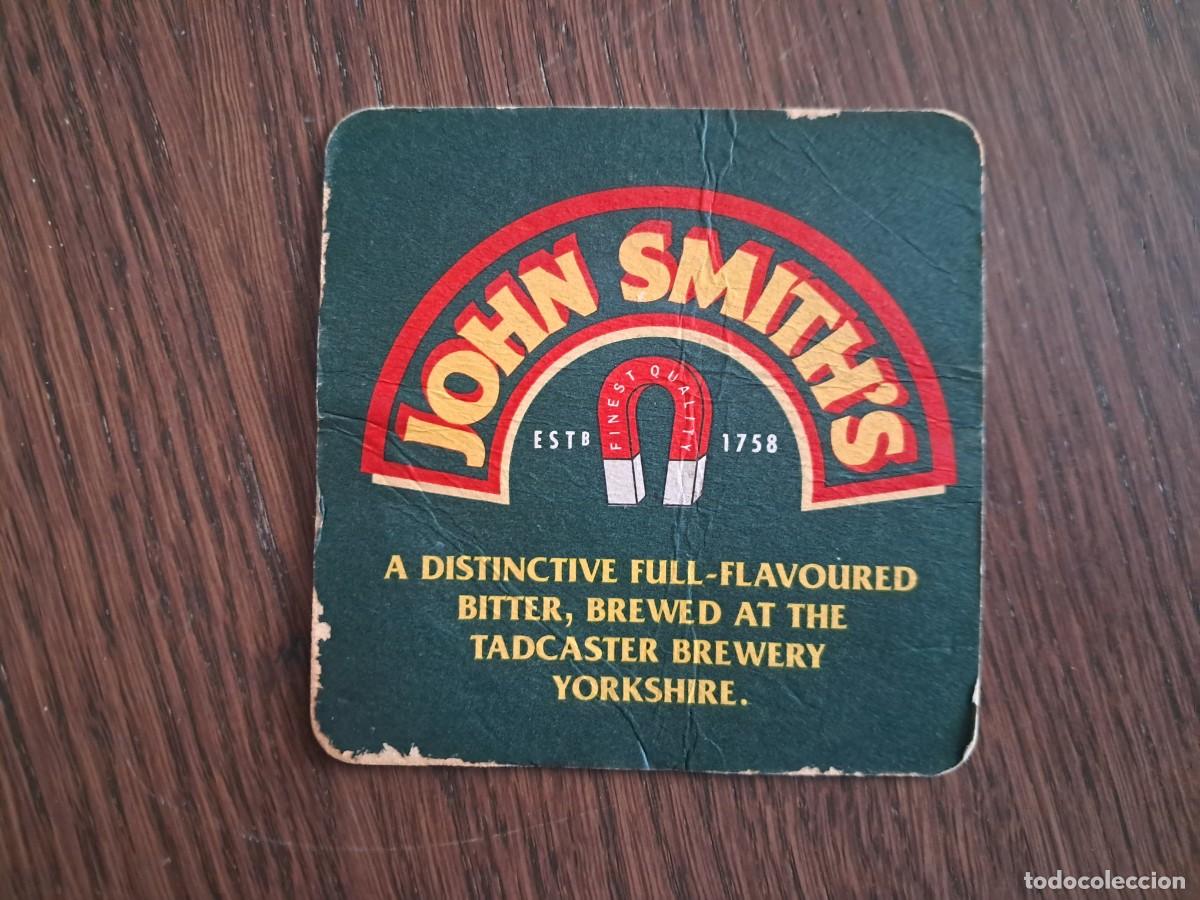Coleccionismo de cervezas: posavasos de cerveza John Smith's.