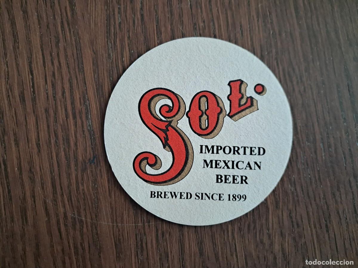 Coleccionismo de cervezas: posavasos de cerveza, Sol, M&eacute;xico.