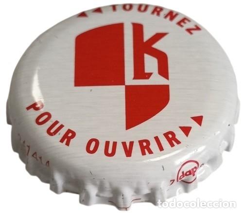 Coleccionismo de cervezas: Francia Capsule de Bi&egrave;re Beer Crown Cap Kronenbourg Tournez pour Ouvrir RP915 tap&oacute;n corona