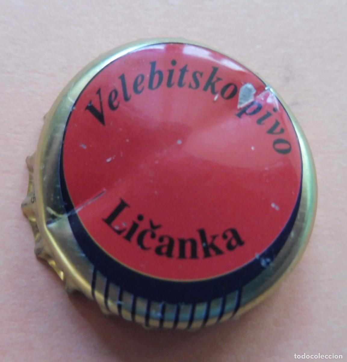 Coleccionismo de cervezas: TAP&Oacute;N CORONA - CHAPA CERVEZA, BEER, BOTTLE CAP - VELEBITSKO PIVO - LICANKA - CROACIA