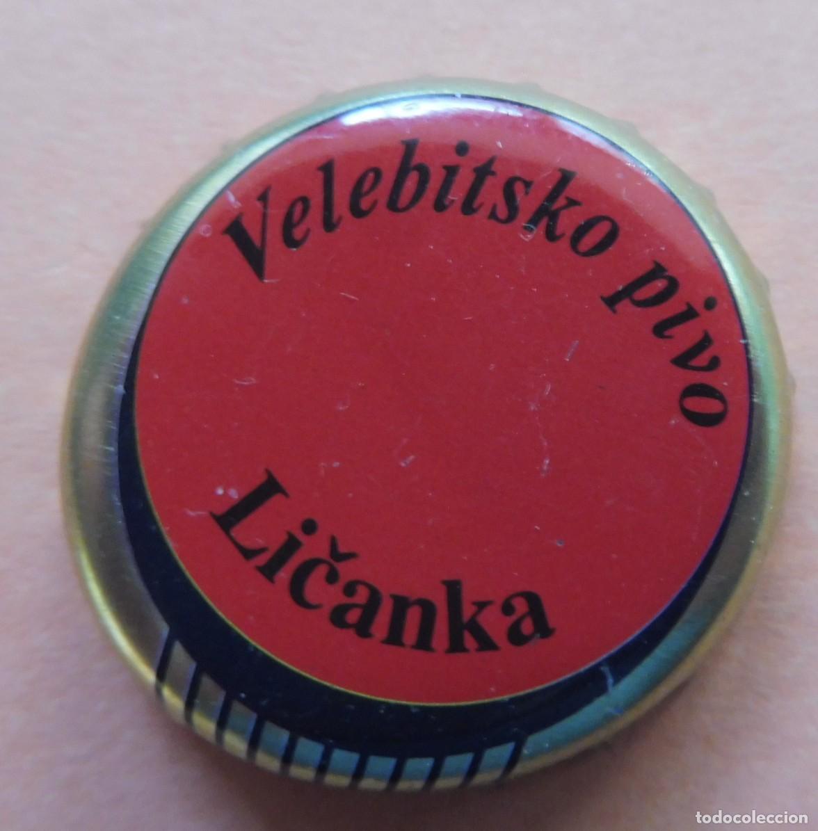 Coleccionismo de cervezas: TAP&Oacute;N CORONA - CHAPA CERVEZA, BEER, BOTTLE CAP - VELEBITSKO PIVO - LICANKA - CROACIA