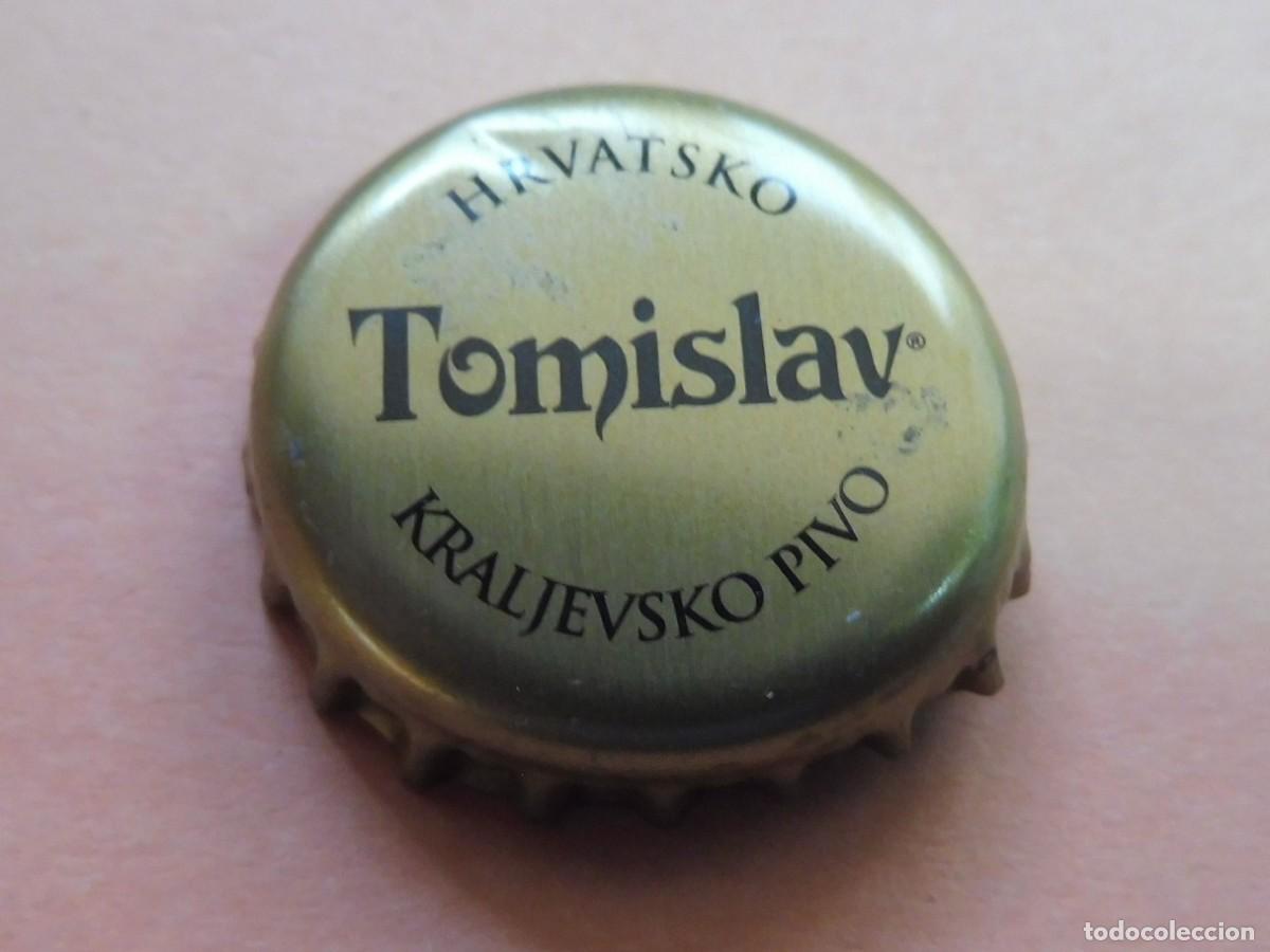 Coleccionismo de cervezas: TAP&Oacute;N CORONA - CHAPA CERVEZA, BEER, BOTTLE CAP - TOMISLAV - CROACIA - ZAGREBACKA ZAGREB