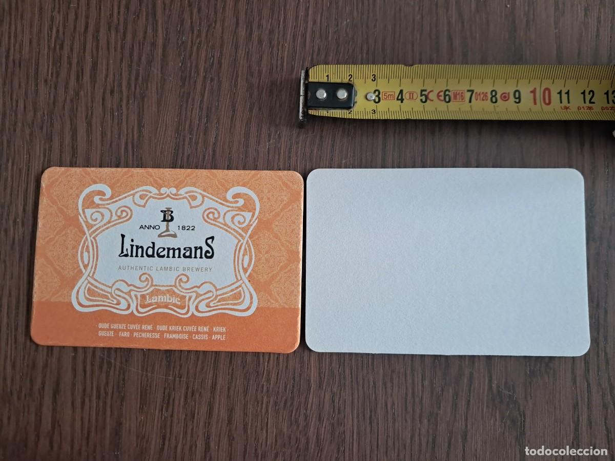 Coleccionismo de cervezas: posavasos de cerveza, Lindemans.