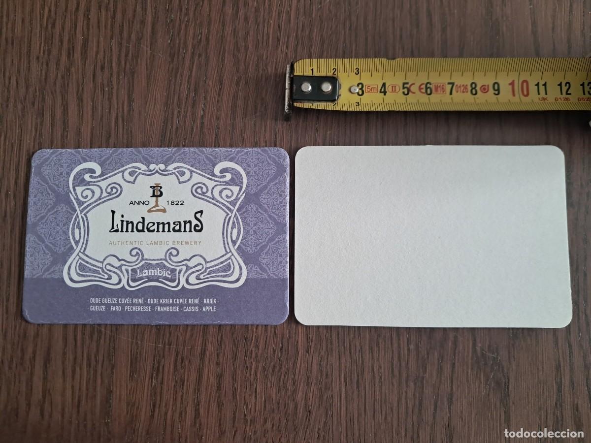 Coleccionismo de cervezas: posavasos de cerveza, Lindemans.
