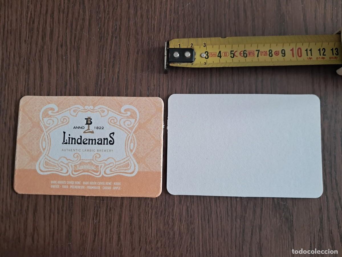Coleccionismo de cervezas: posavasos de cerveza, Lindemans.