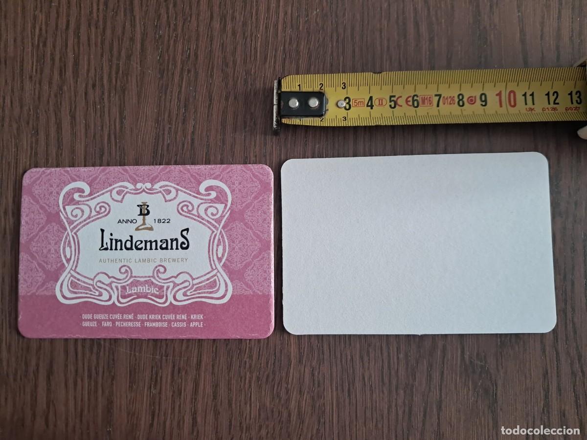 Coleccionismo de cervezas: posavasos de cerveza, Lindemans.