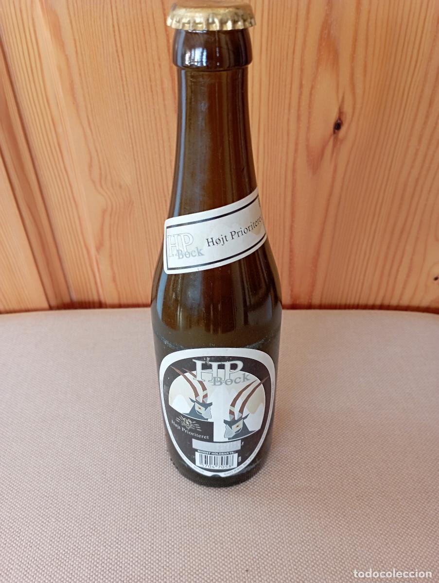 Coleccionismo de cervezas: BOTELLA CERVEZA HP BOCK VACIA CON CHAPA