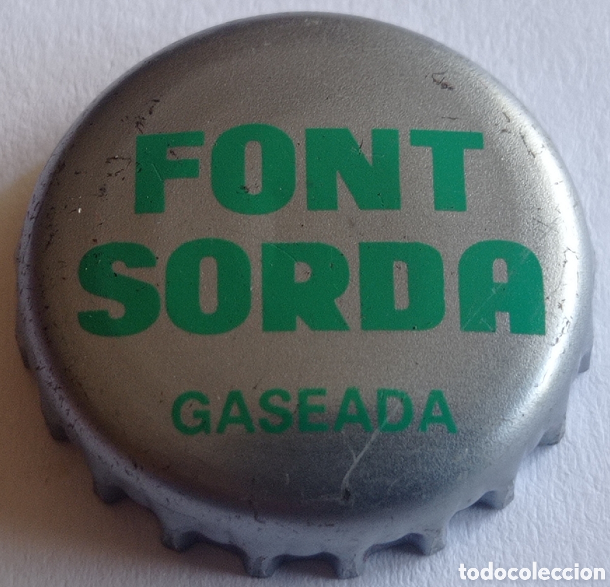 Coleccionismo de cervezas: TAP&Oacute;N CORONA AGUA FONTECELTA SORDA FTE E