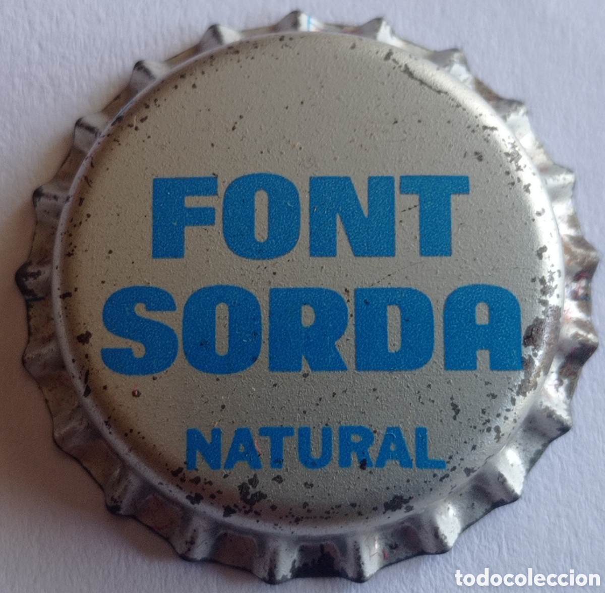 Coleccionismo de cervezas: TAP&Oacute;N CORONA AGUA FONTECELTA SORDA FTE CCC