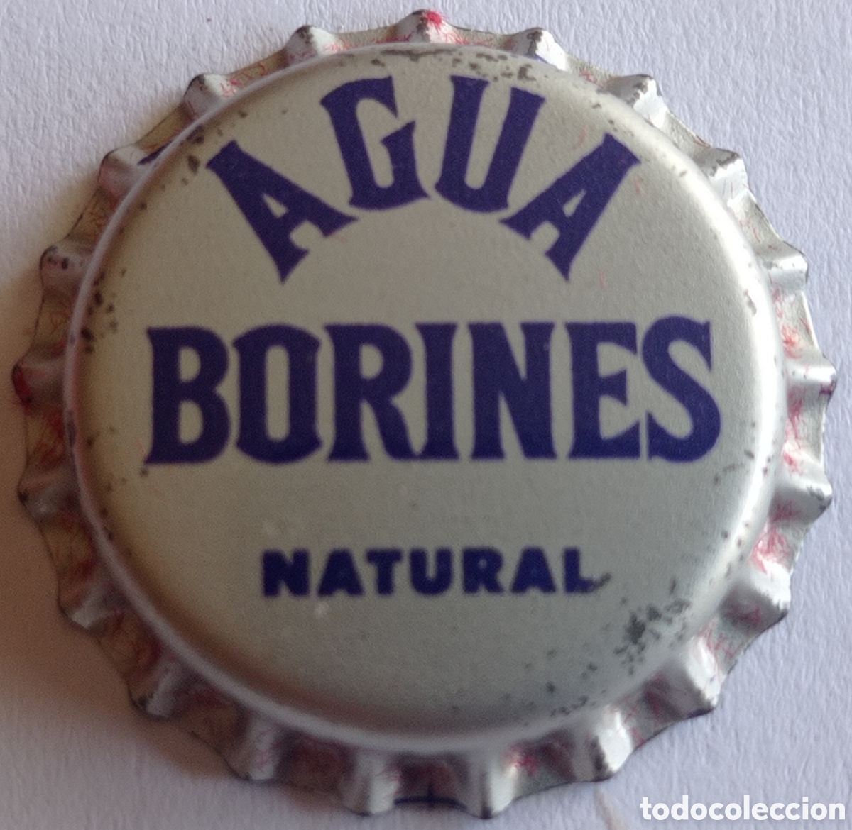 Coleccionismo de cervezas: TAP&Oacute;N CORONA AGUA BORINES FTE CCC