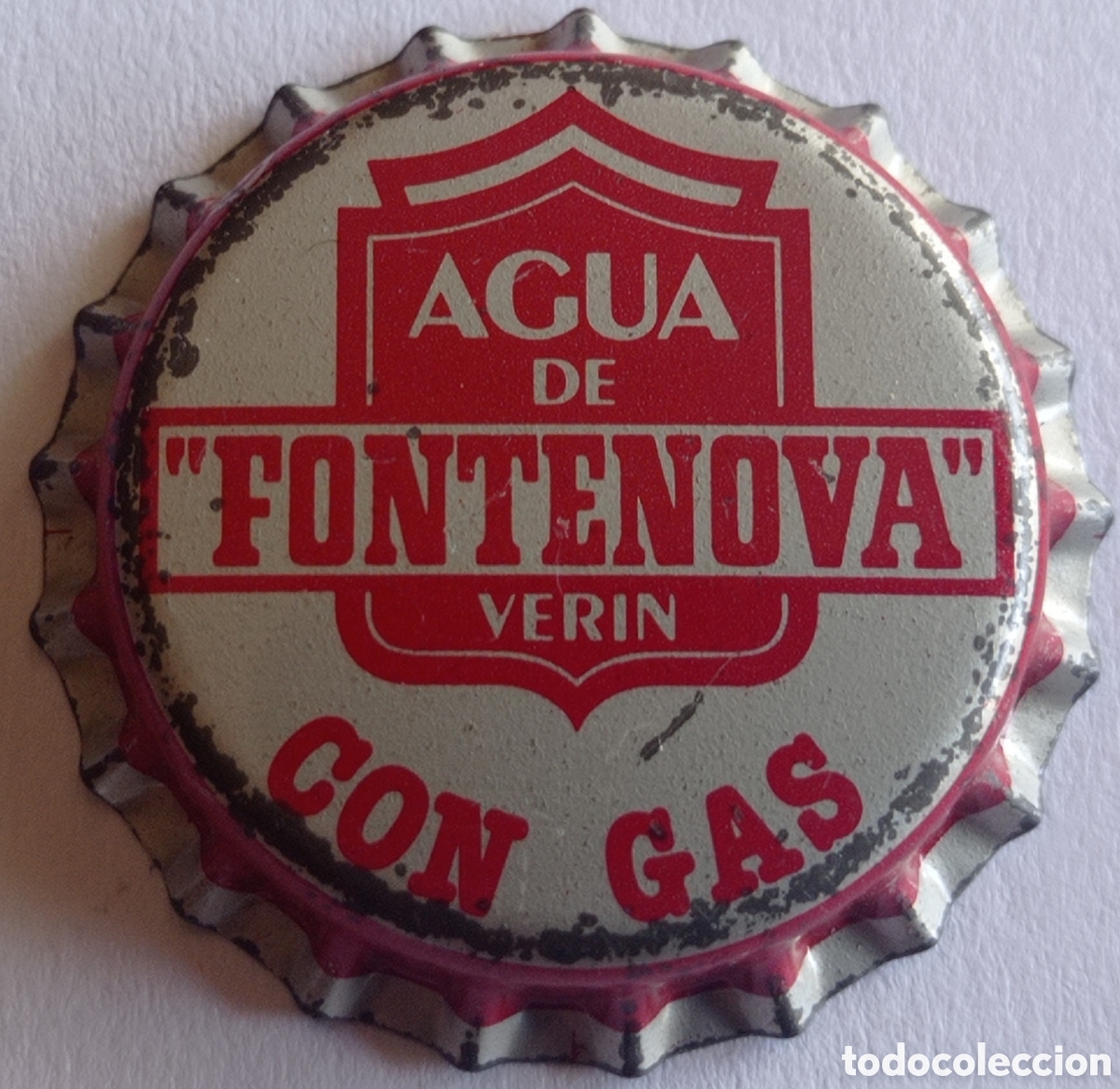 Coleccionismo de cervezas: TAP&Oacute;N CORONA AGUA FONTENOVA FTE CCC