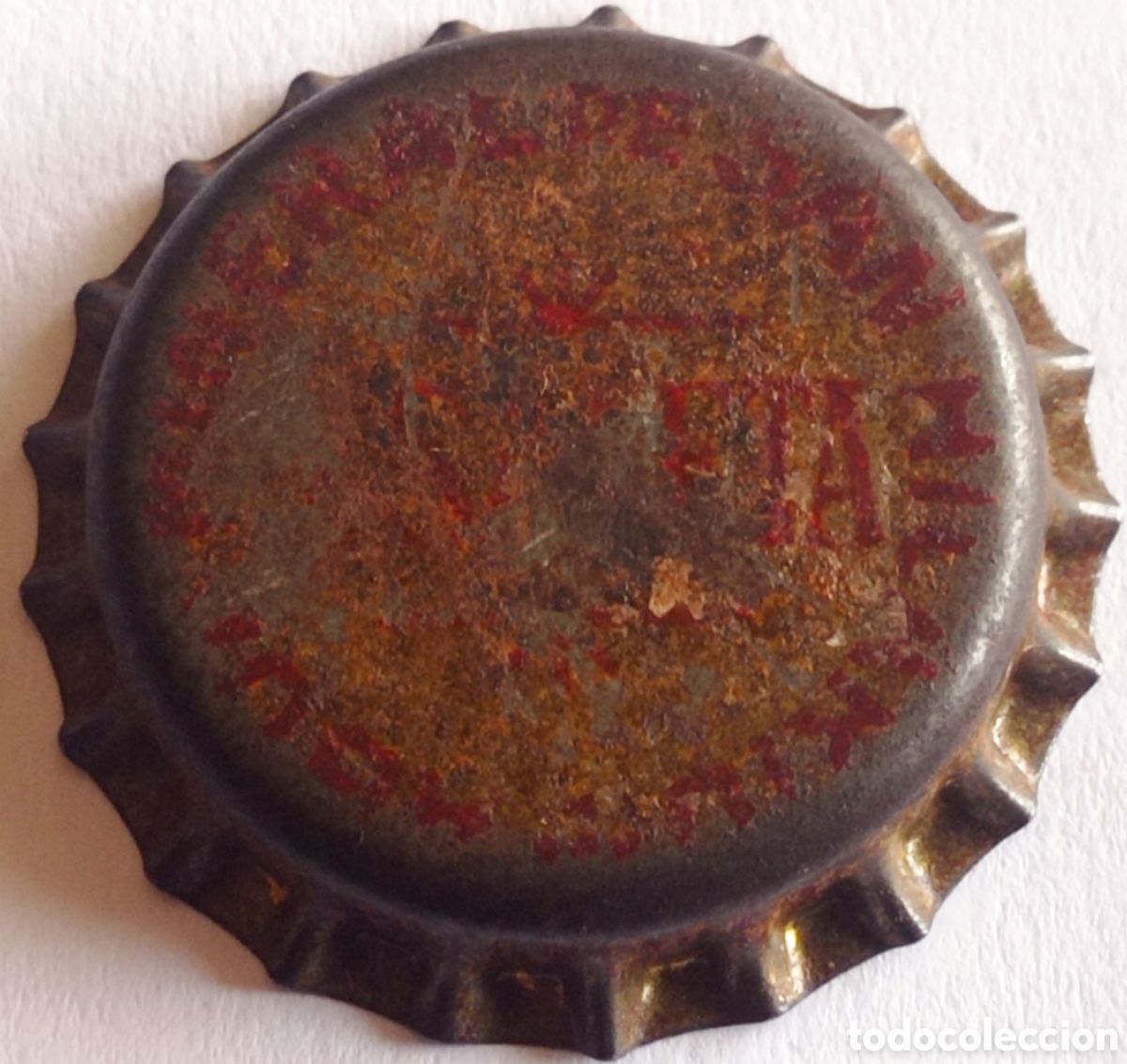 Coleccionismo de cervezas: TAP&Oacute;N CORONA AGUA J.SALETA