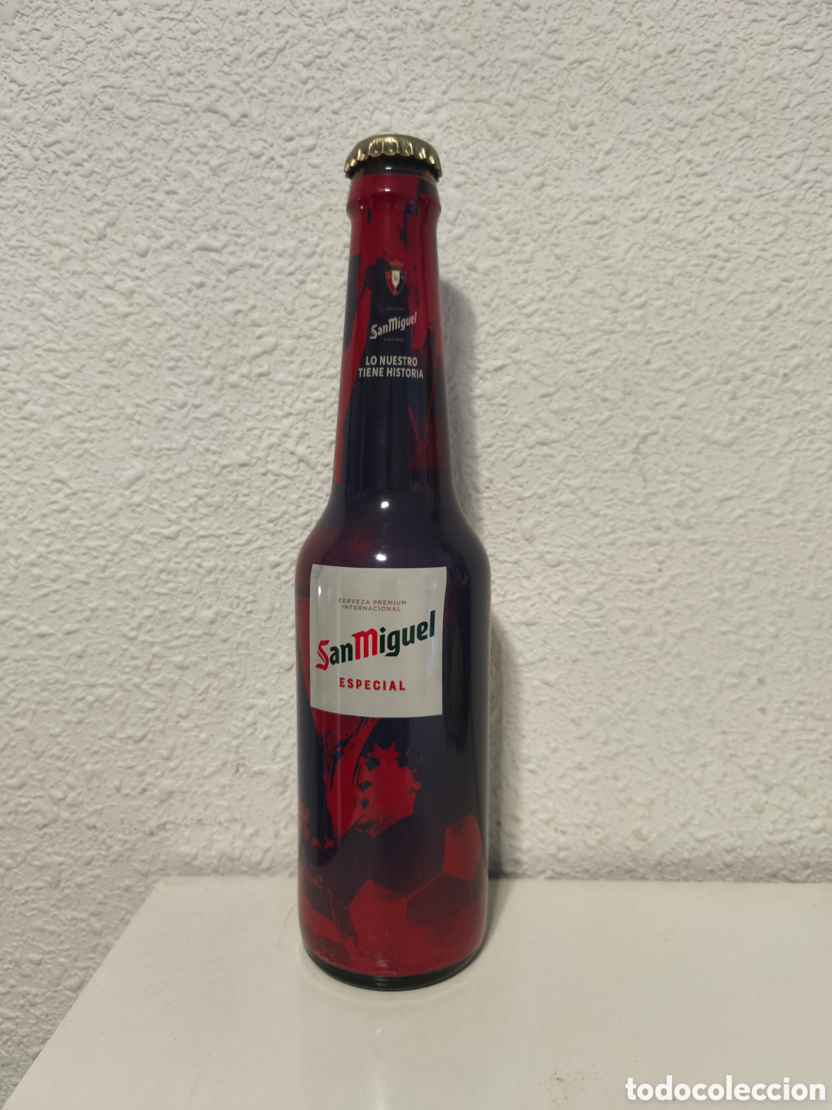 Coleccionismo de cervezas: Botella San Miguel Osasuna - Foto 2