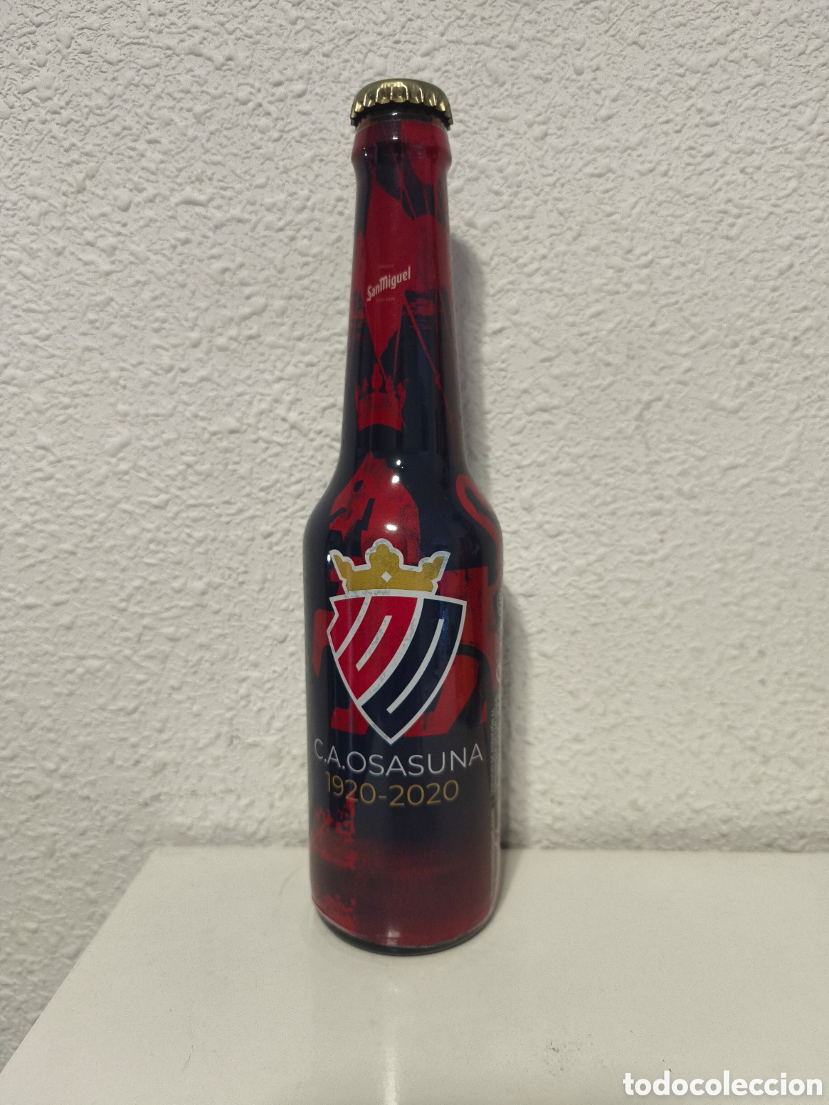 Coleccionismo de cervezas: Botella San Miguel Osasuna