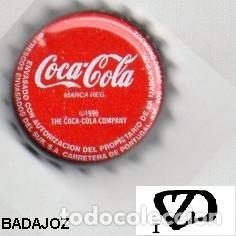 Coleccionismo de cervezas: chapa - refresco - ESPA&Ntilde;A - Coca Cola