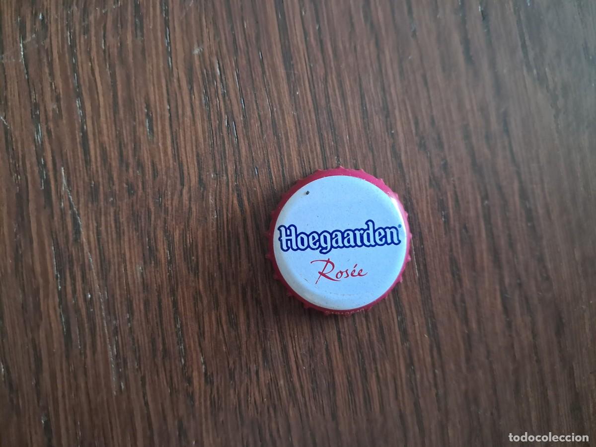 Coleccionismo de cervezas: chapa tap&oacute;n corona de cerveza, Hoegaarden Ros&eacute;e