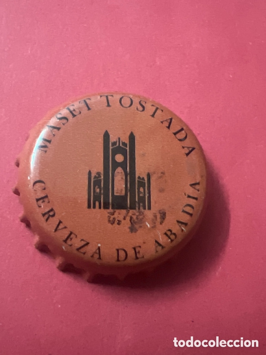 Coleccionismo de cervezas: T4/X123/D4. CHAPA CERVEZA - B&Eacute;LGICA - Maset Tostada Cerveza de Abadia