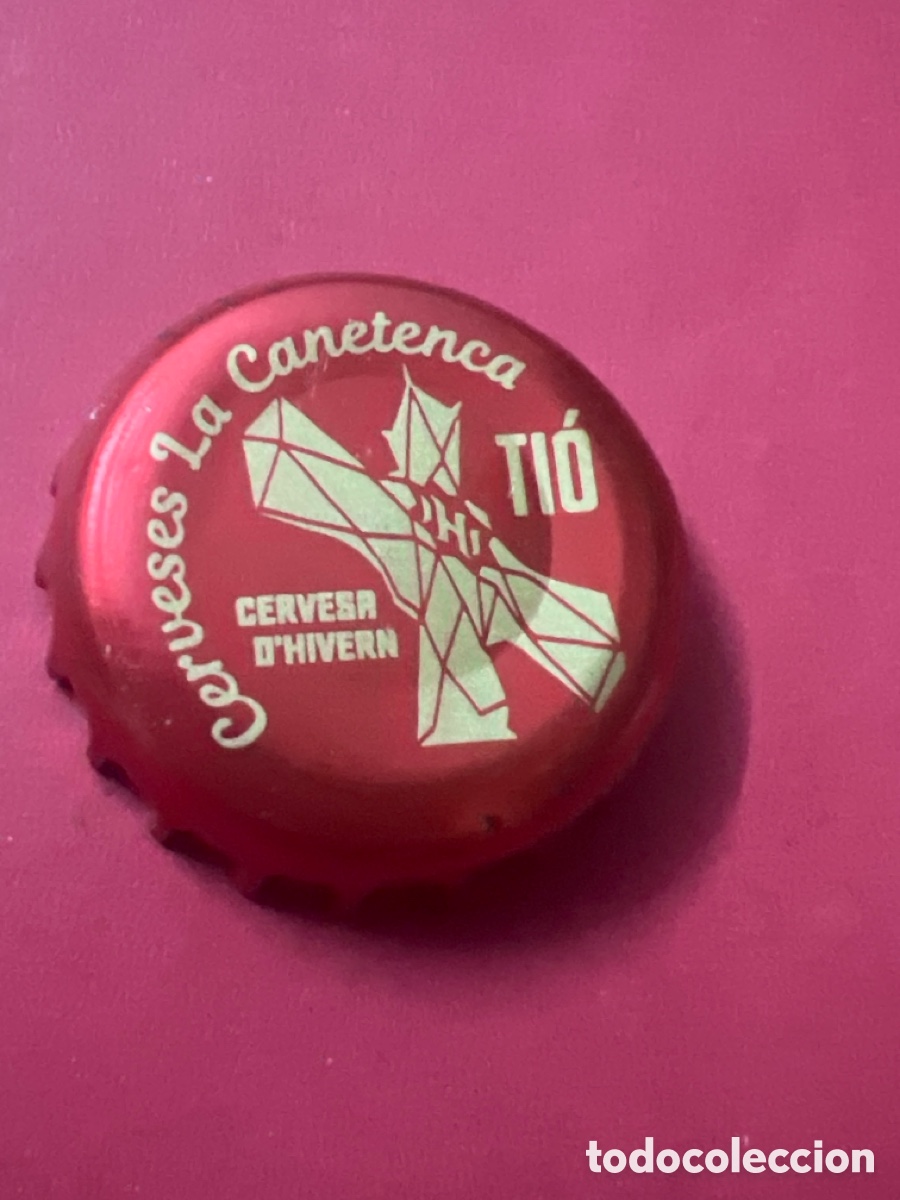Coleccionismo de cervezas: T4/X123/D5. CHAPA CERVEZA - Cerveses La Canetenca Ti&oacute; Cervesa d' Hivern - ESPA&Ntilde;A