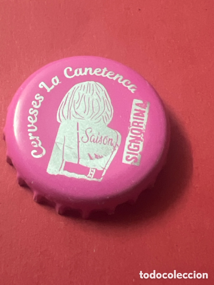Coleccionismo de cervezas: T4/X123/E1. CHAPA CERVEZA - ESPA&Ntilde;A - Cerveses La Canetenca Signorina Saison