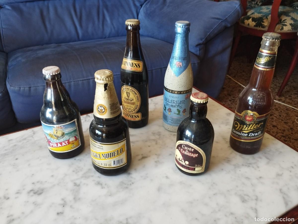 Collectionnisme de bi&egrave;res: 6 DE BOTELLINES DE CERVEZA-DELIRIUM,CERAMICA-CUVEE-PIRAT,ETC.SIN ABRIR.VER RELACION Y FOTO