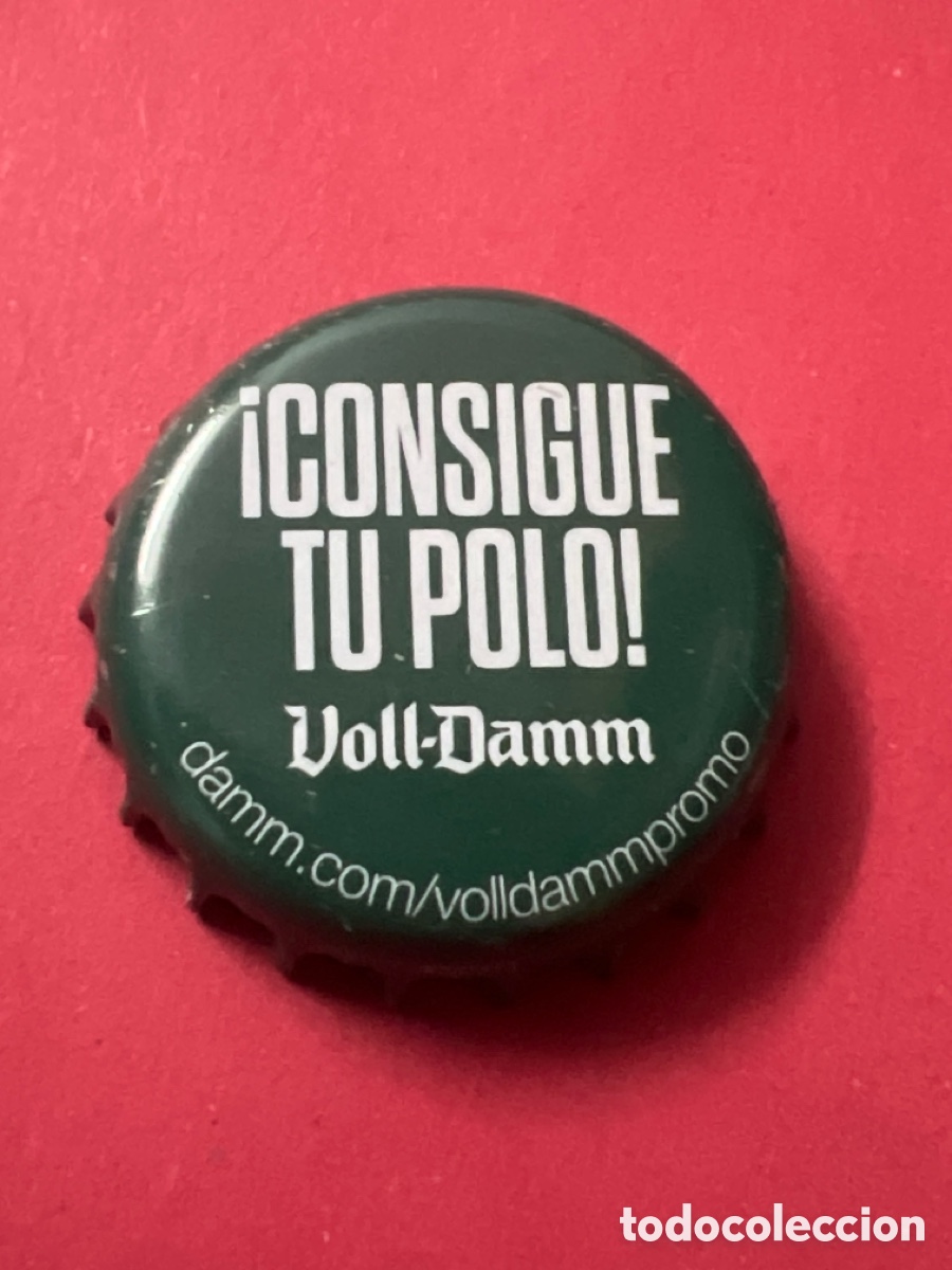 Coleccionismo de cervezas: T4/X123/G2. CHAPA CERVEZA - Voll-Damm &iexcl;Consigue tu polo! damm.com/ volldammpromo