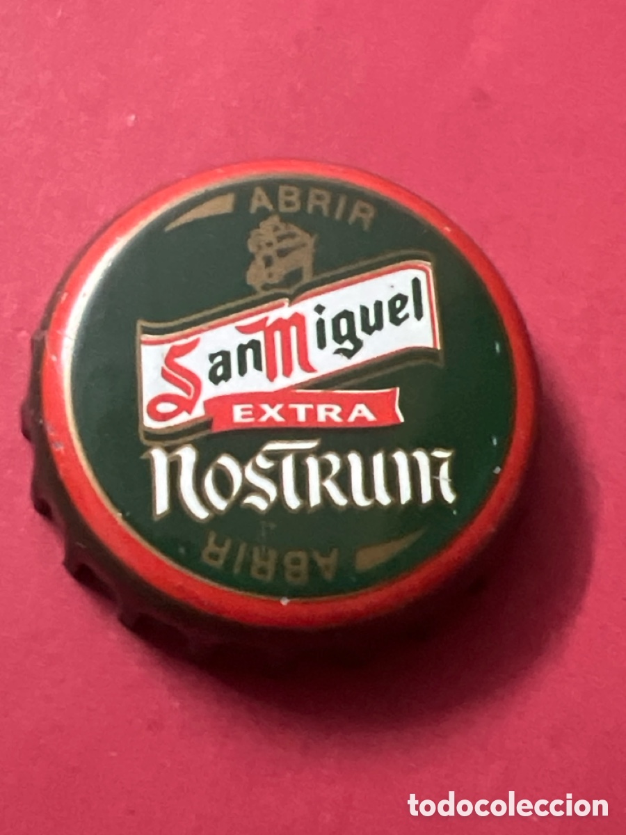 Coleccionismo de cervezas: T4/X123/H1. CHAPA CERVEZA - San Miguel Nostrum Extra Abrir