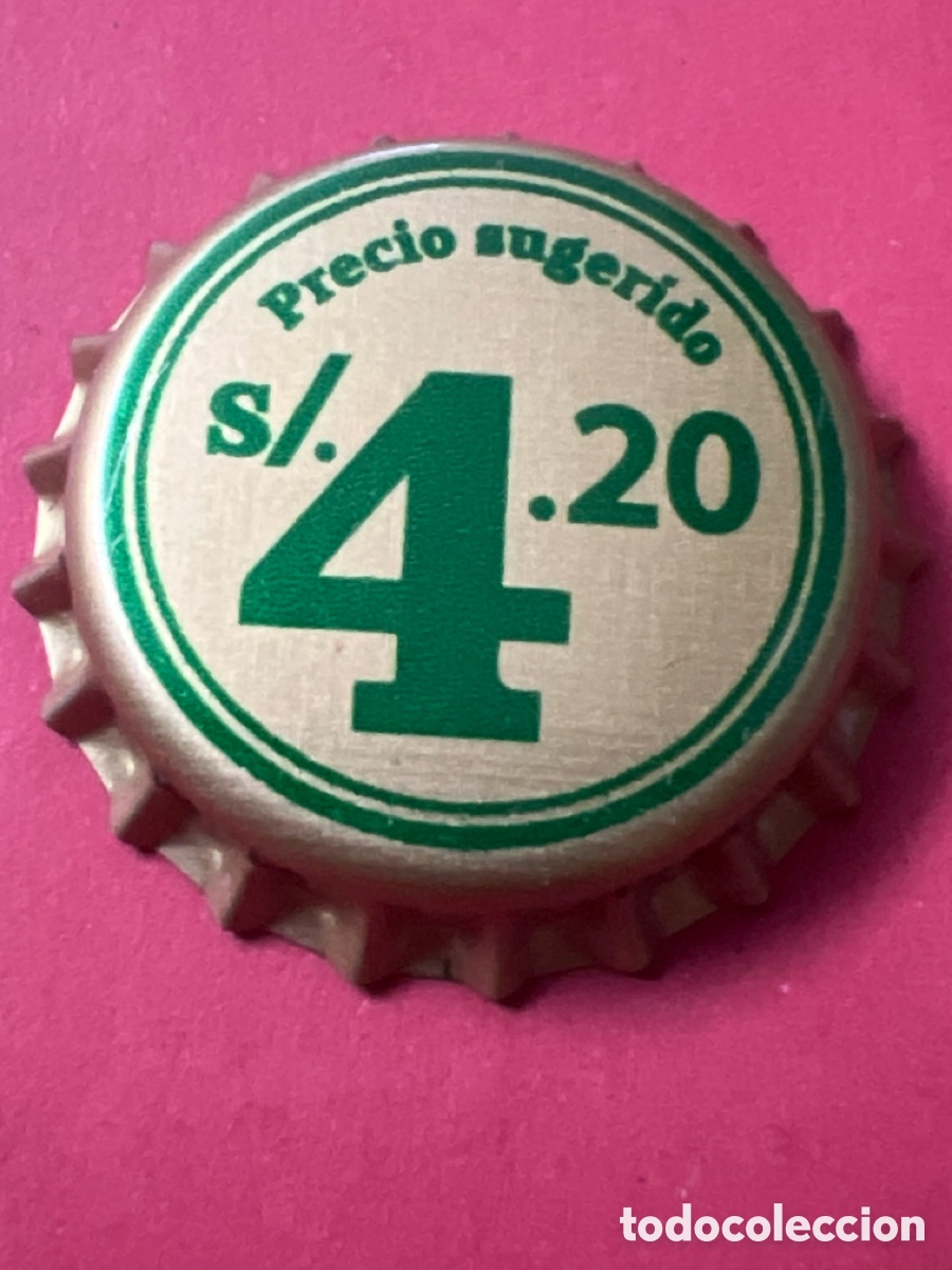 Coleccionismo de cervezas: B696. CHAPA CERVEZA - SIN ABRIR - PRECIO SUGERIDO S/. 4.20