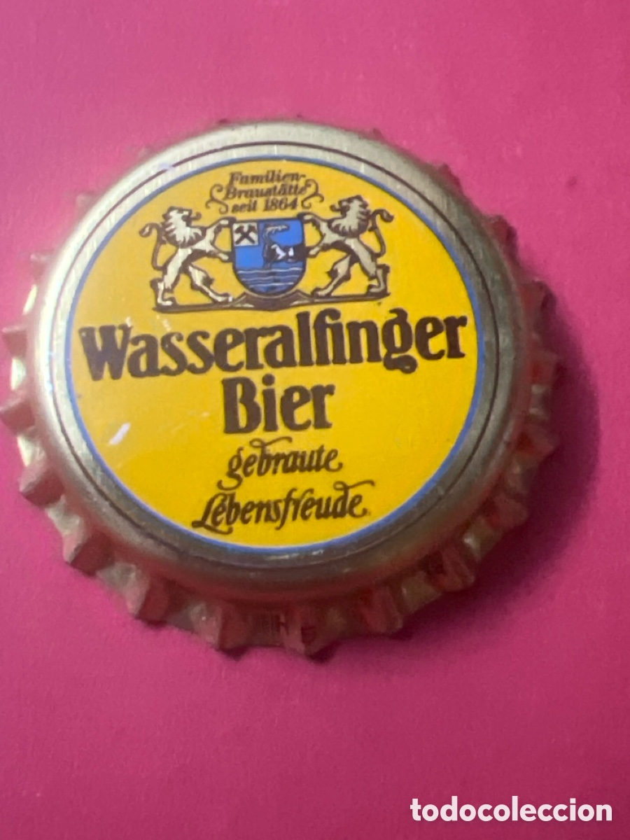 Coleccionismo de cervezas: B830. CHAPA CERVEZA - SIN ABRIR - WASSERALFINGER BIER