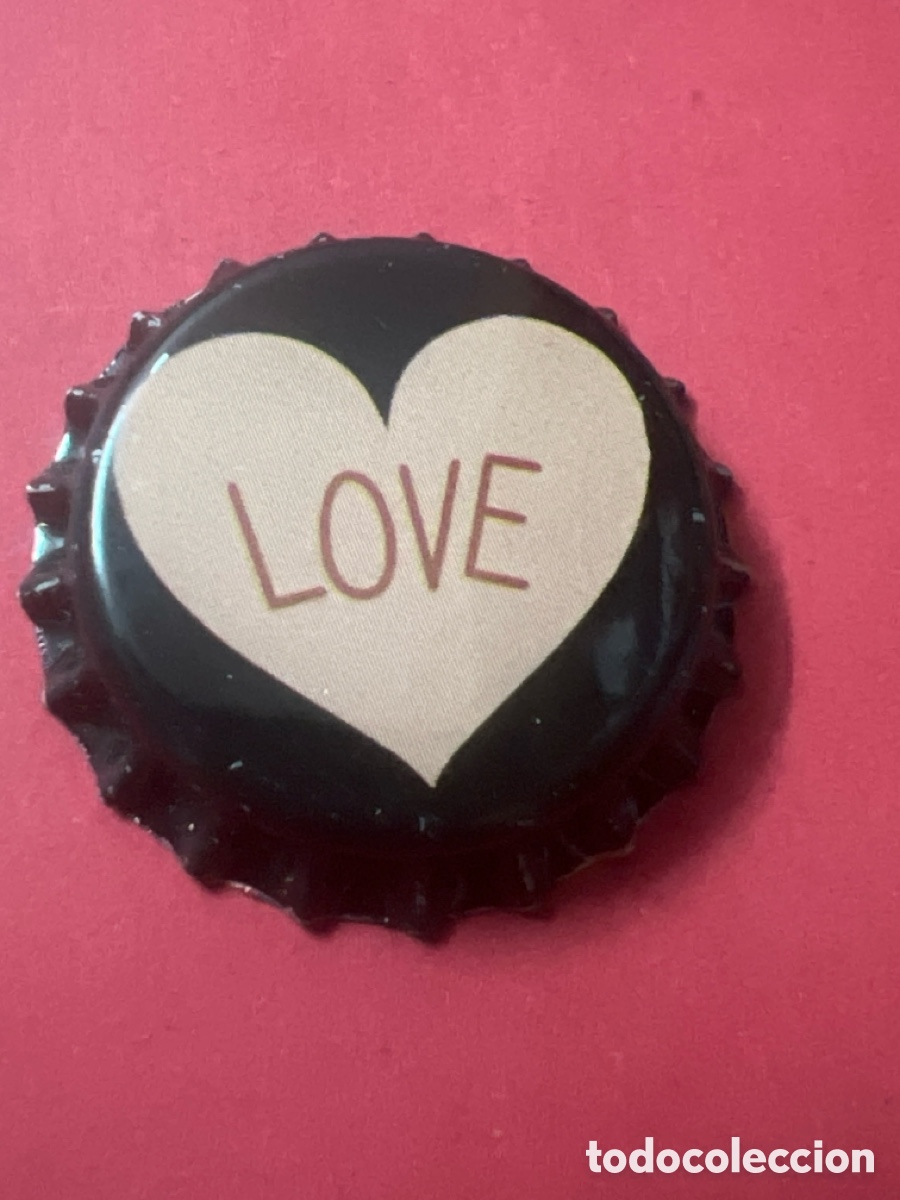 Coleccionismo de cervezas: B839. CHAPA CERVEZA - SIN ABRIR - LOVE