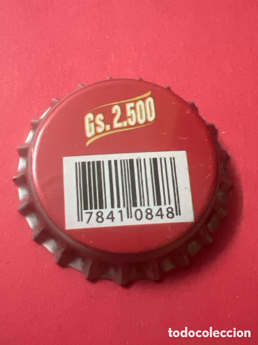 Coleccionismo de cervezas: B851. CHAPA CERVEZA - SIN ABRIR -Gs.2.500