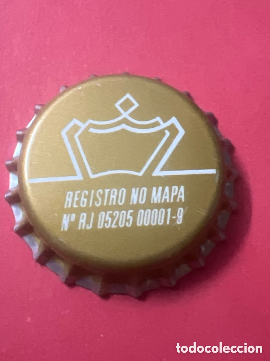 Coleccionismo de cervezas: B852. CHAPA CERVEZA - SIN ABRIR - REGISTR&Oacute; NO MAPA