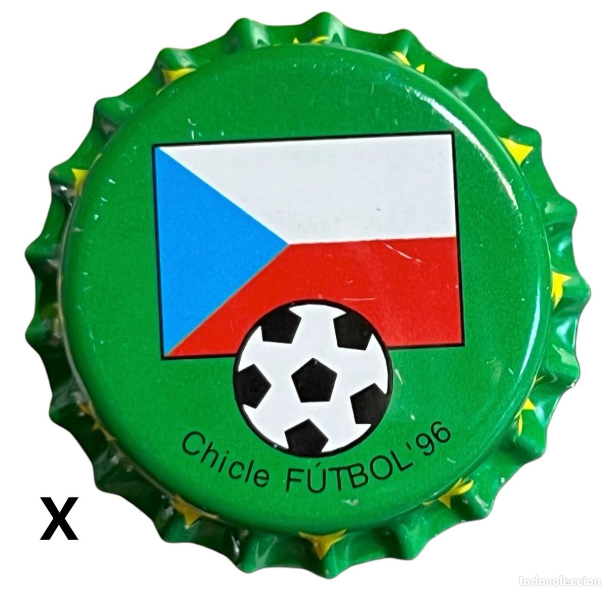 Coleccionismo de cervezas: TAPON CORONA CHAPA BOTTLE CAP KRONKORKEN TAPPI CAPSULE CHICLE FUTBOL 96 - R.CHECA