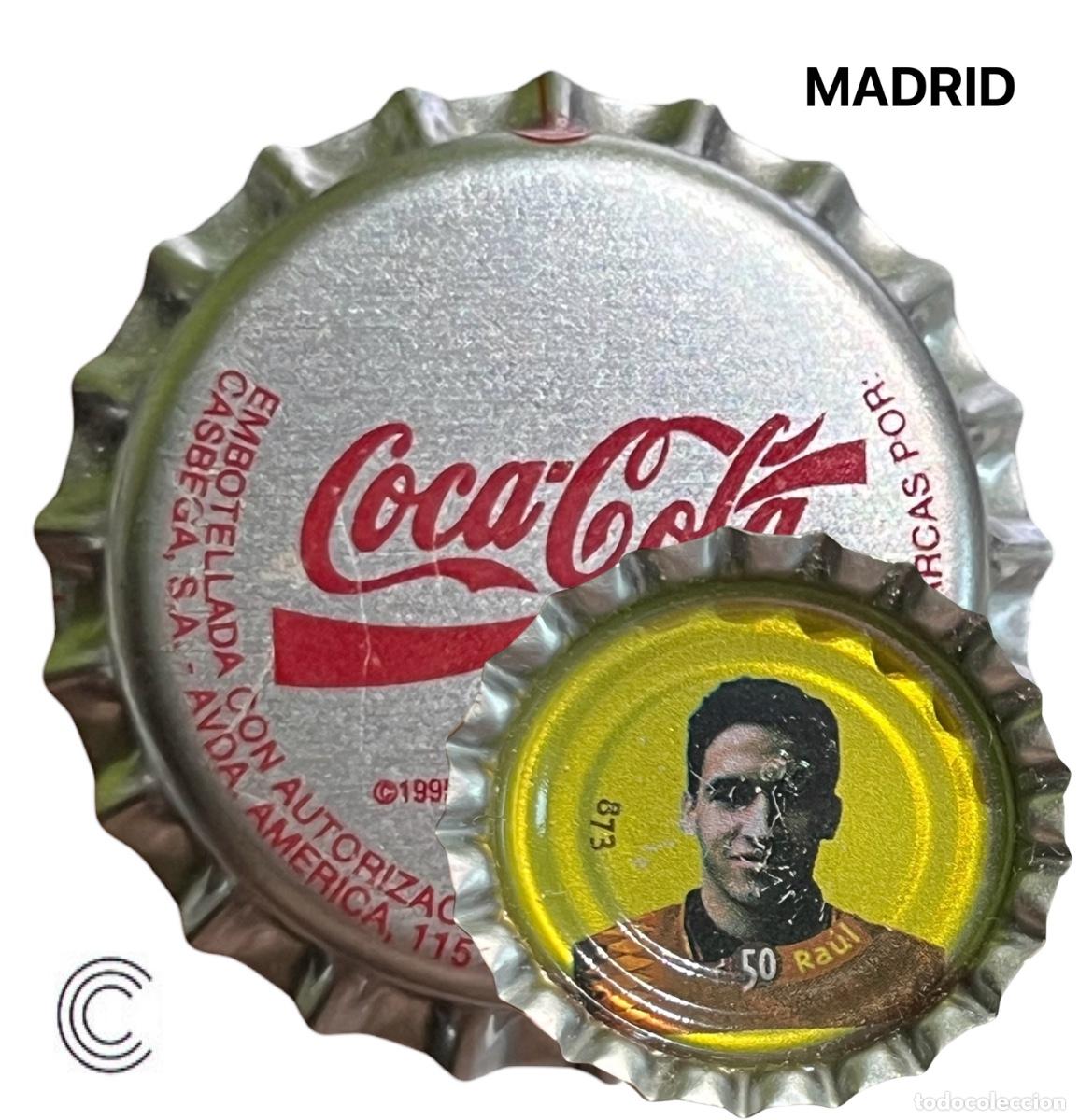 Coleccionismo de cervezas: TAPON CORONA CHAPA BOTTLE CAP KRONKORKEN TAPPI CAPSULE COCA COLA 50 RAUL - MADRID