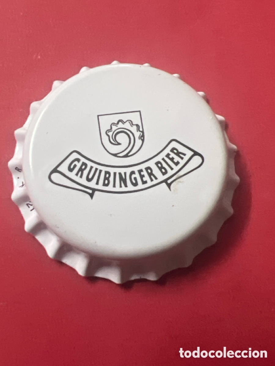 Coleccionismo de cervezas: B873. CHAPA CERVEZA - SIN ABRIR -GRUIBINGER BIER