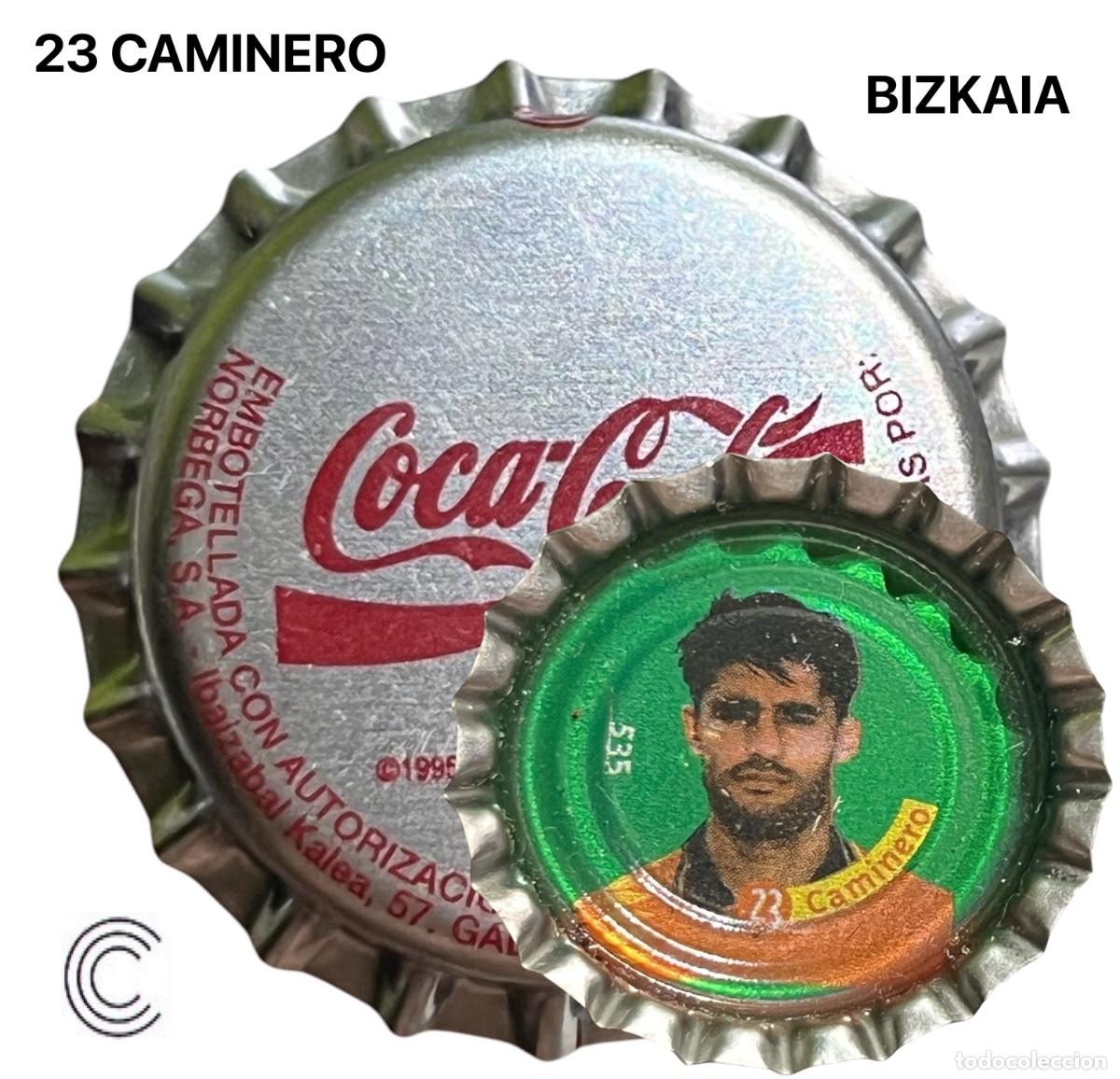 Coleccionismo de cervezas: TAPON CORONA CHAPA BOTTLE CAP KRONKORKEN TAPPI CAPSULE COCA COLA - BISKAIA - 23 CAMINERO