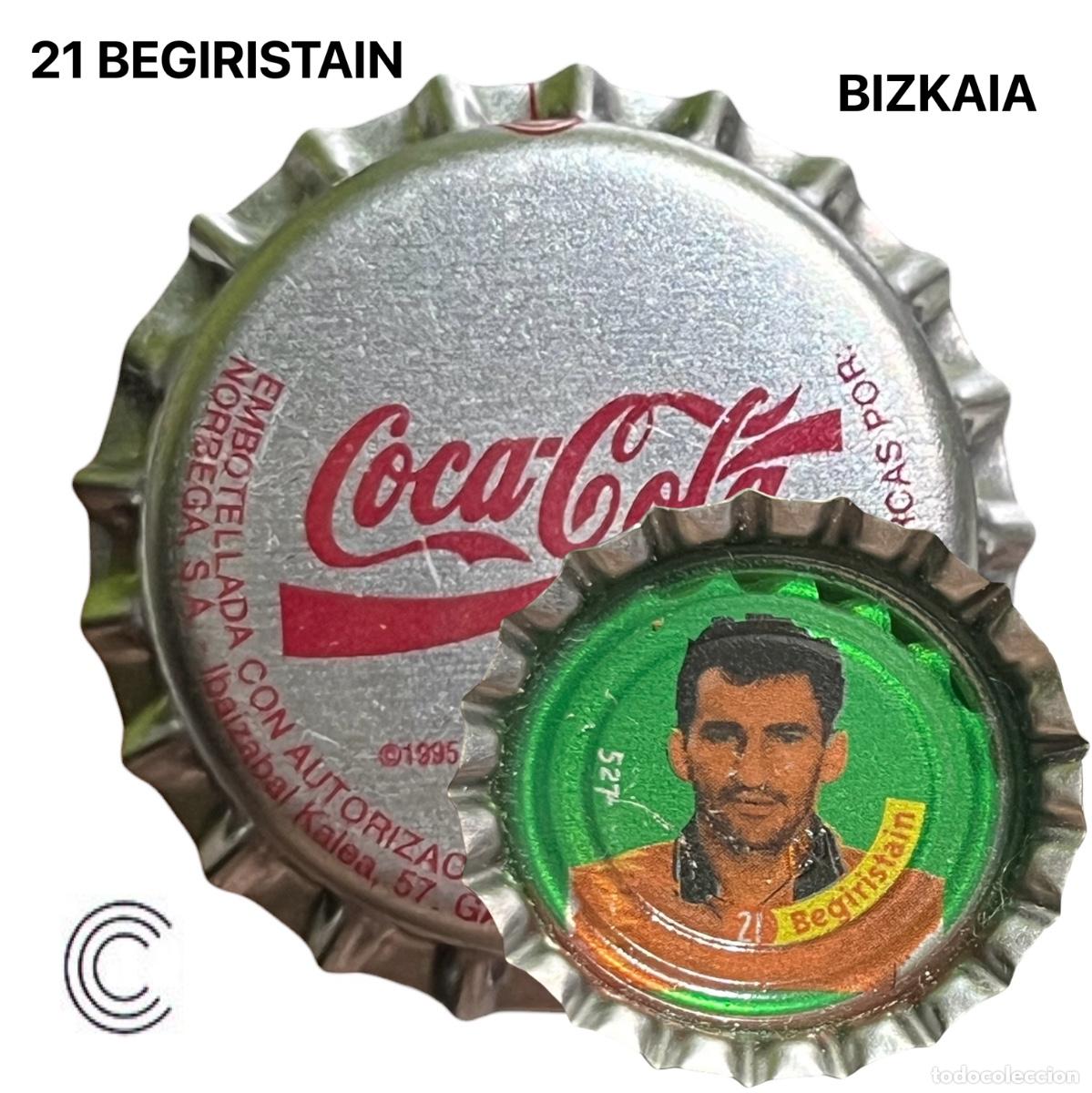 Coleccionismo de cervezas: TAPON CORONA CHAP BOTTLE CAP KRONKORKEN TAPPI CAPSULE COCA COLA -BIZKAIA - BEGIRISTAIN