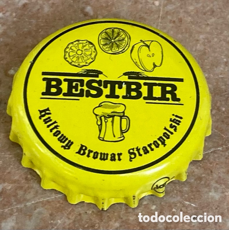 Coleccionismo de cervezas: BOTTLE CAP CHAPA TAP&Oacute;N CORONA PIVO CERVEZA BIRRA BEER BIERE BESTBIR.POLONIA.--LOTE N. 1194--CARMANJO