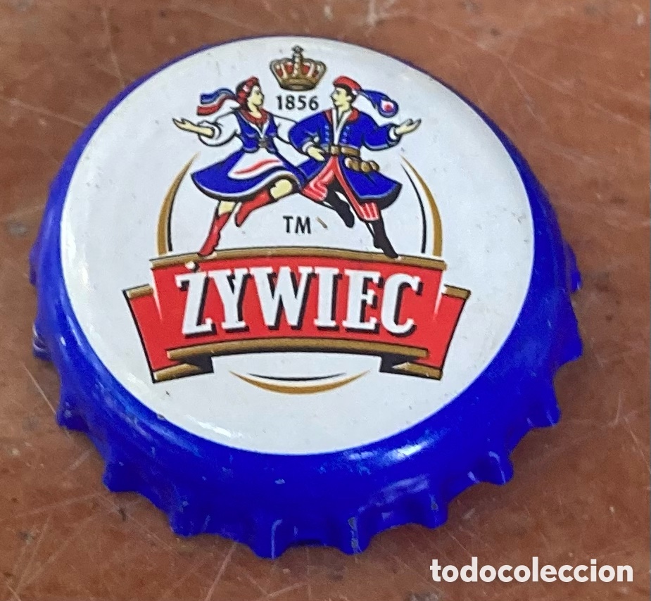 Coleccionismo de cervezas: BOTTLE CAP CHAPA TAP&Oacute;N CORONA CAPSULE BIERE CERVEZA BEER ZYWIEC(4). POLONIA.--LOTE N. 405--CARMANJO