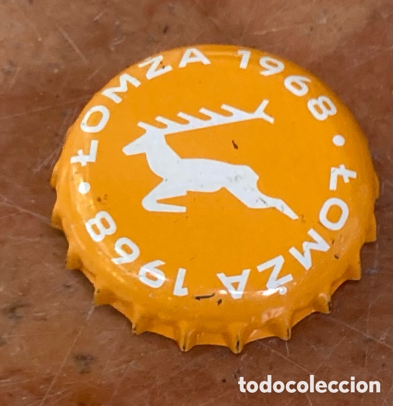 Coleccionismo de cervezas: BOTTLE CAP CHAPA TAP&Oacute;N CORONA BIERE CERVEZA BEER PIVO LOMZA 1968(2). POLONIA.--LOTE N. 1265-CARMANJO