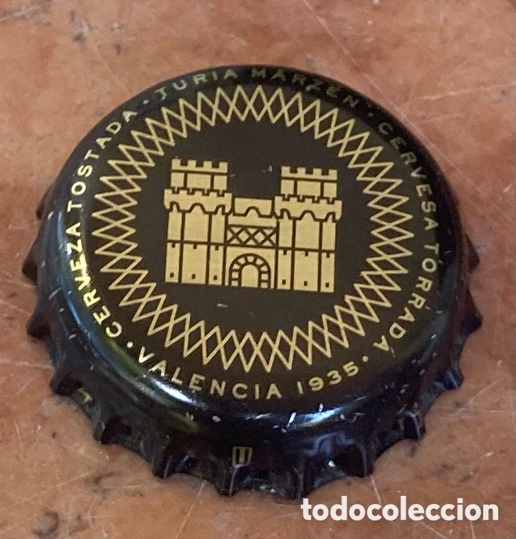 Coleccionismo de cervezas: BOTTLE CAP TAP&Oacute;N CORONA CHAPA CERVEZA BIERE BIRRA PIVO BIER BEER TURIA MARZEN.--LOTE N.1029-CARMANJO