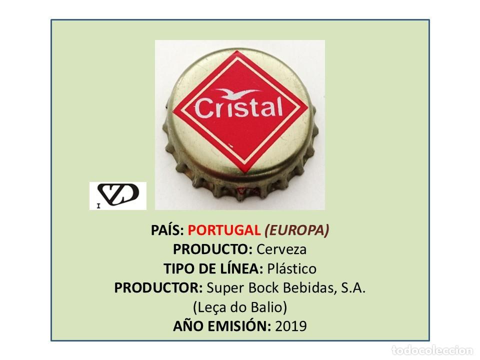 Coleccionismo de cervezas: TAPON CORONA CAPSULA CHAPA CERVEZA CRISTAL (PORTUGAL)