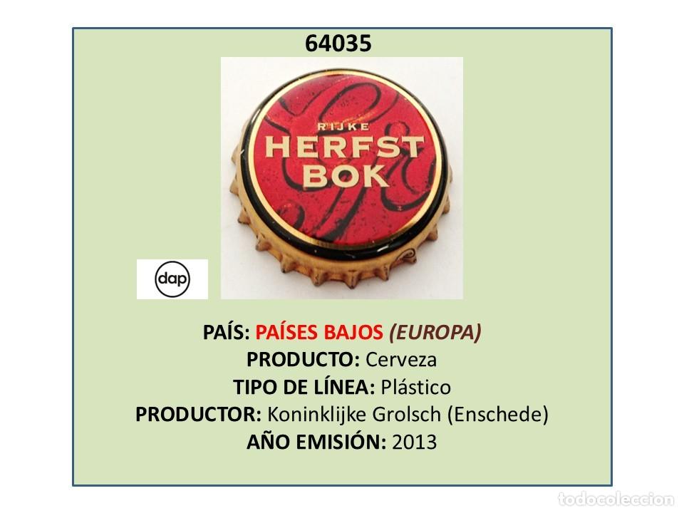 Coleccionismo de cervezas: TAPON CORONA CAPSULA CHAPA CERVEZA HERFST BOK (PA&Iacute;SES BAJOS)