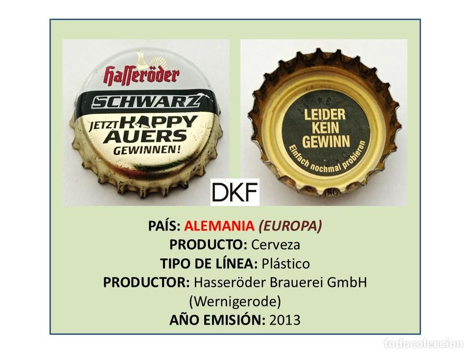 Coleccionismo de cervezas: TAPON CORONA CAPSULA CHAPA CERVEZA HASSER&Ouml;DER SCHWARZ (ALEMANIA)