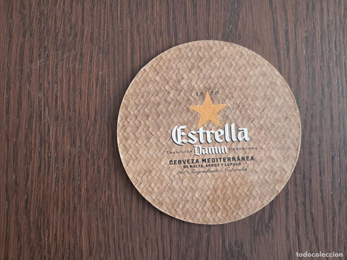 Coleccionismo de cervezas: posavasos de cerveza, estrella damm, cerveza mediterr&aacute;nea.