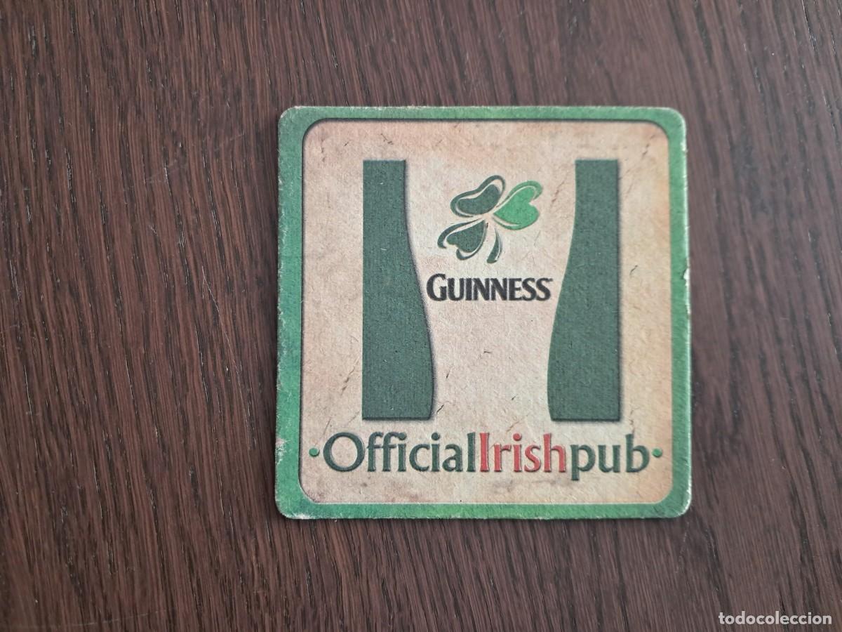 Coleccionismo de cervezas: posavasos official irish pub, Guinness