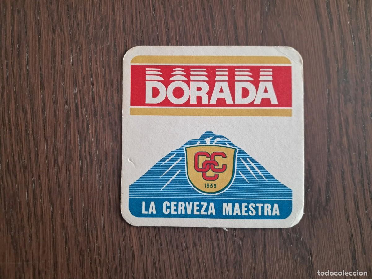Coleccionismo de cervezas: posavasos de cerveza, dorada, la cerveza maestra.