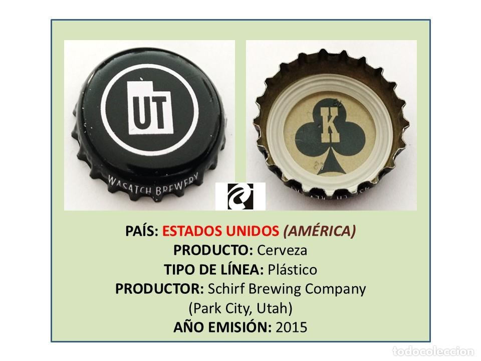 Coleccionismo de cervezas: TAPON CORONA CAPSULA CHAPA CERVEZA UTAH (ESTADOS UNIDOS)
