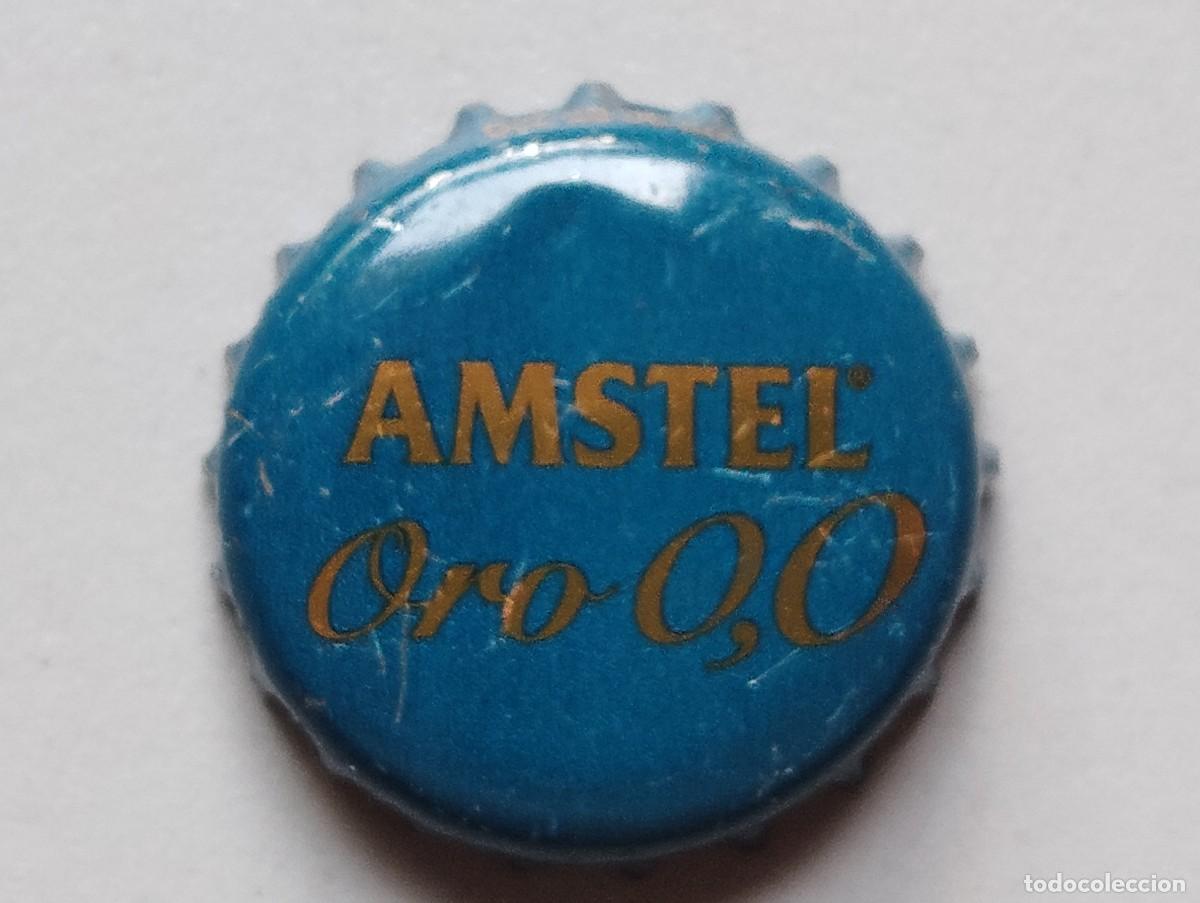 Coleccionismo de cervezas: TAPON CORONA CERVEZA ESPA&Ntilde;A AMSTEL ORO 0,0 (CP) 05.36.25.728. USADO