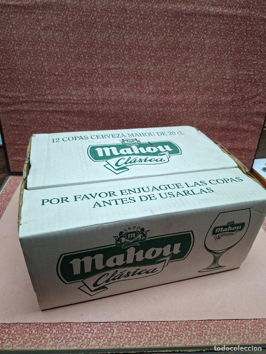 Coleccionismo de cervezas: CAJA COPAS PUBLICIDAD CERVEZA MAHOU 20 CL
