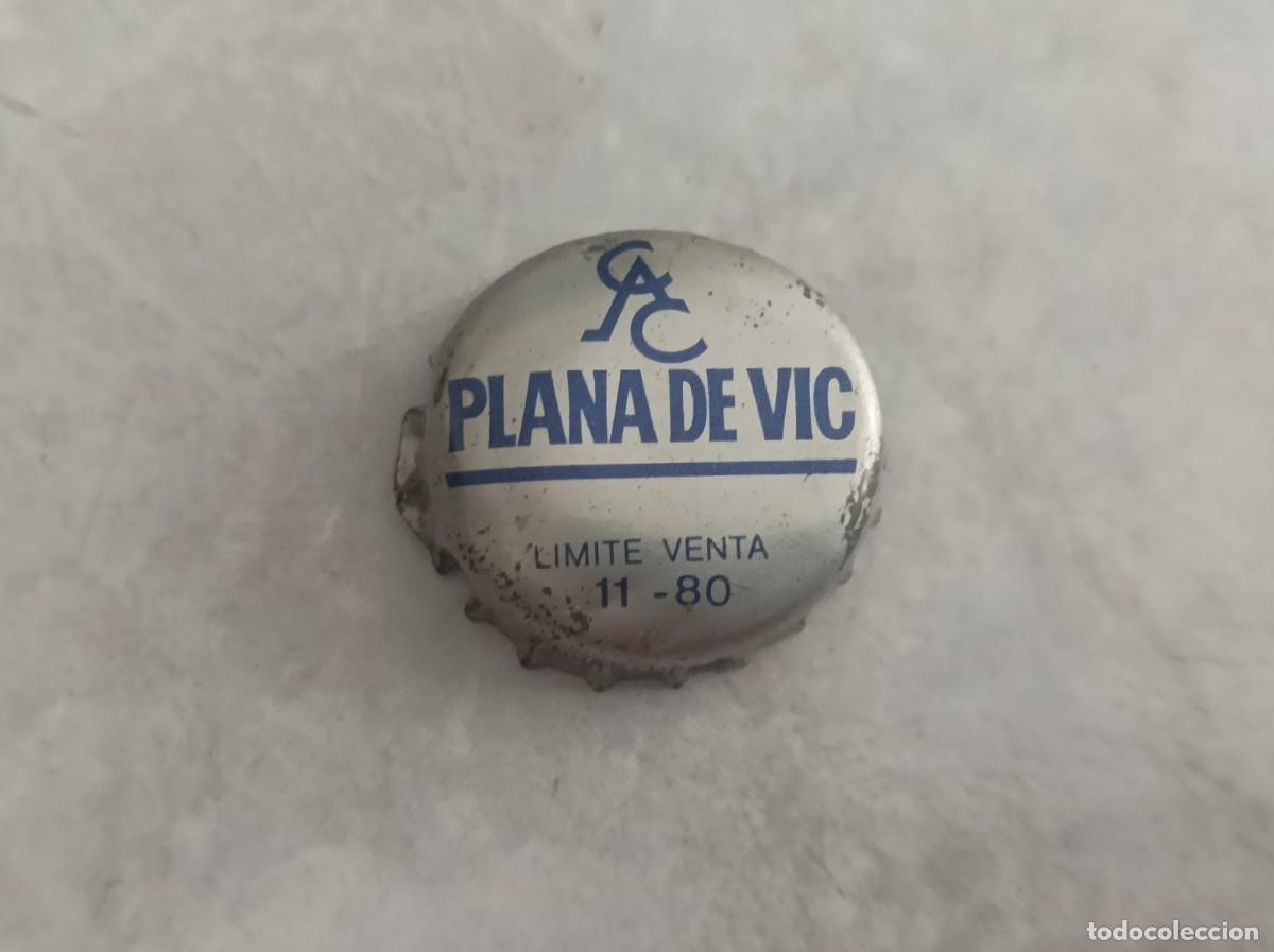 Coleccionismo de cervezas: Chapa de leche plana de Vic